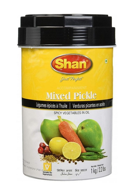 Mixed Pickle con Mango, Carote, Limone e Chilli - Shan 1Kg.